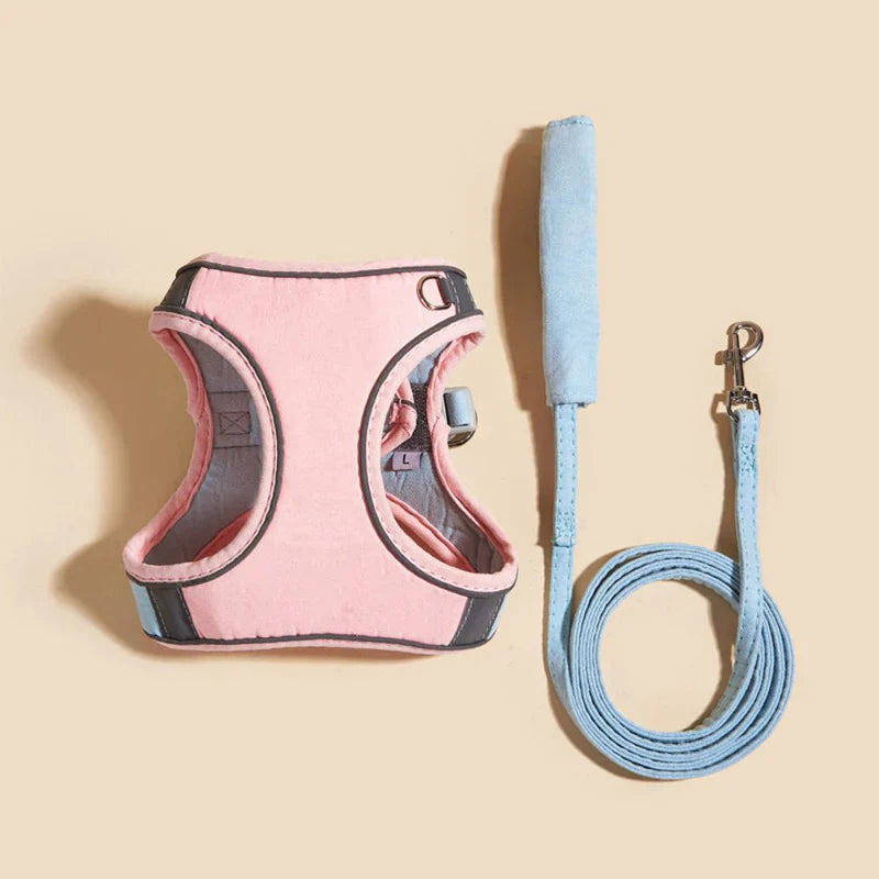 Cute cat harness in premium soft quality