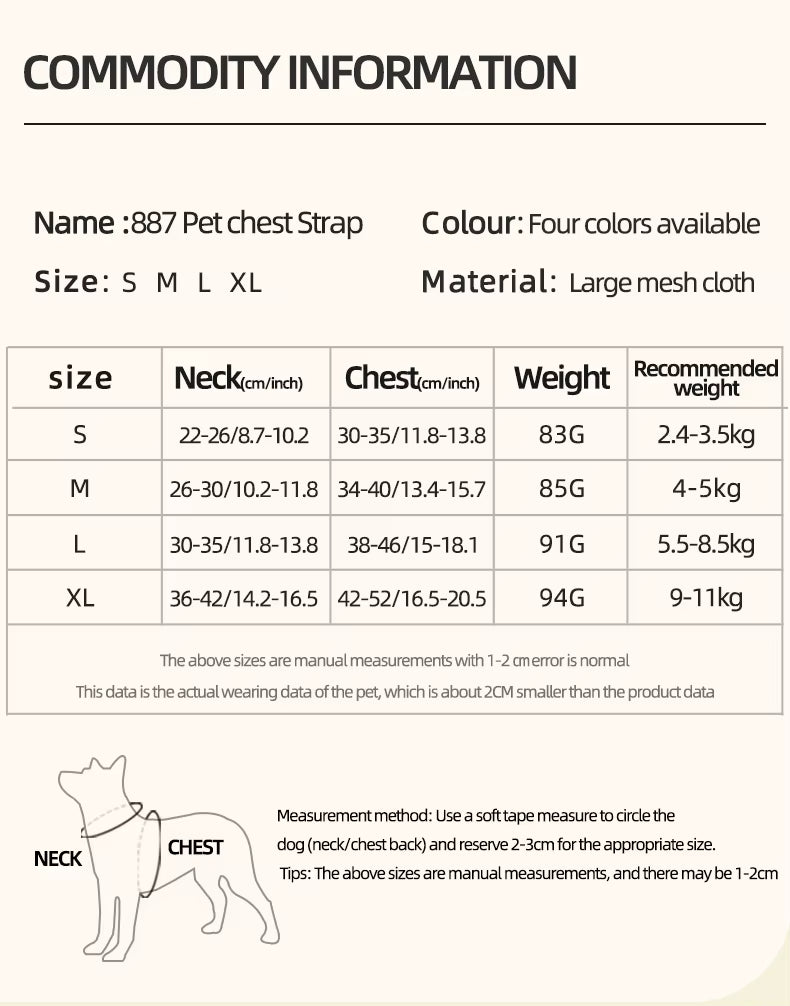 Dog harness with lead for small dogs with reflector