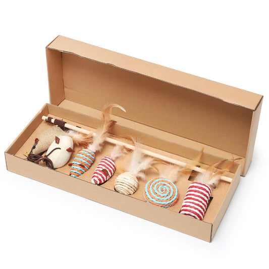 Handmade 7-Piece premium Cat play Set