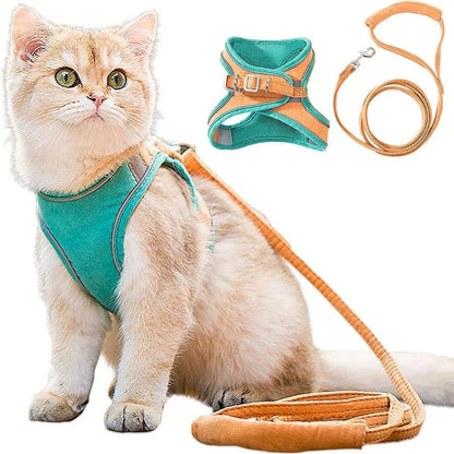 Cute cat harness in premium soft quality