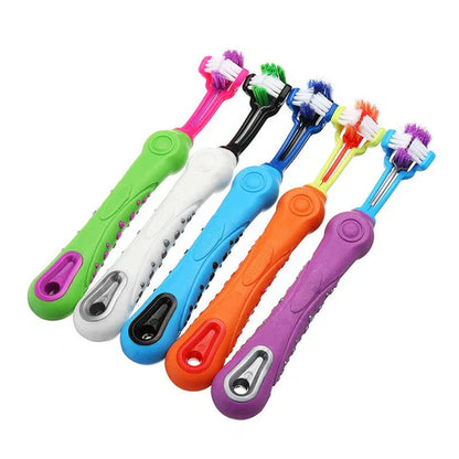 3-head dog toothbrush – Effective cleaning for healthy teeth