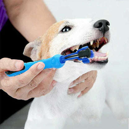 3-head dog toothbrush – Effective cleaning for healthy teeth