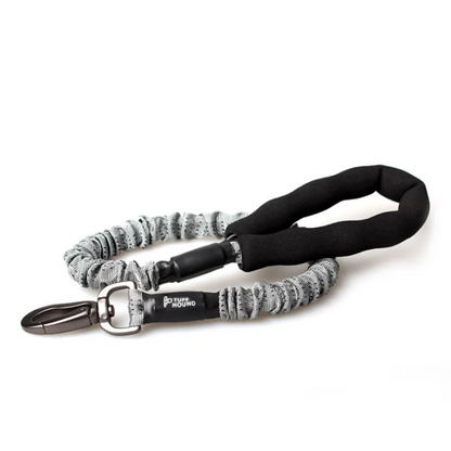 Shock-absorbing dog leash for large dogs