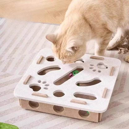 Cat Puzzle Toy ,With Ball