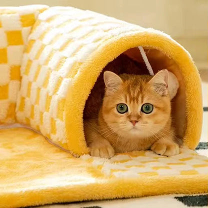 Premium Cat Tunnel play Bed ‘Kitty’ 2in1