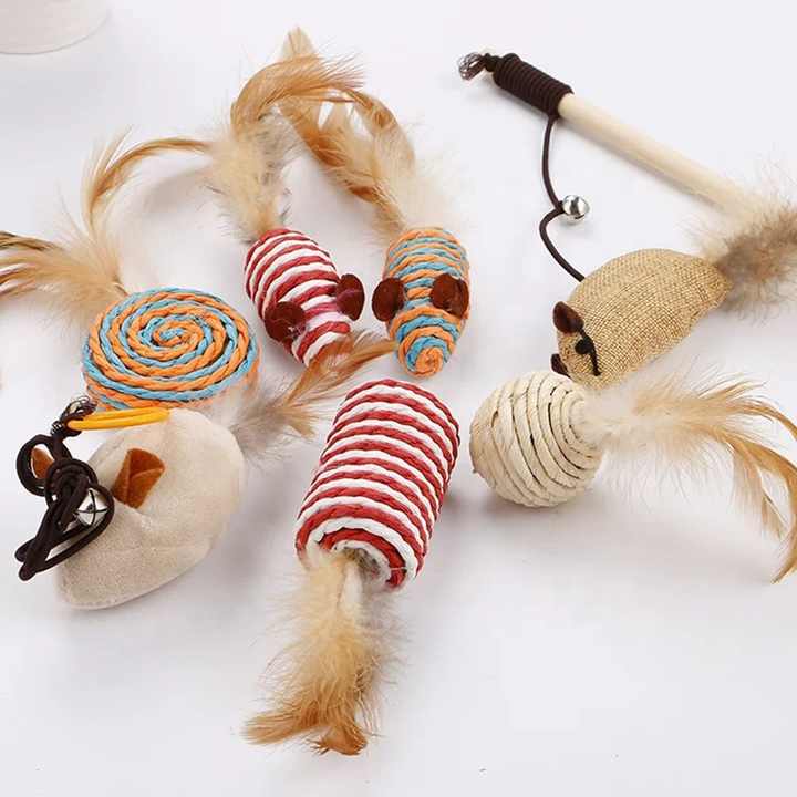 Handmade 7-Piece premium Cat play Set