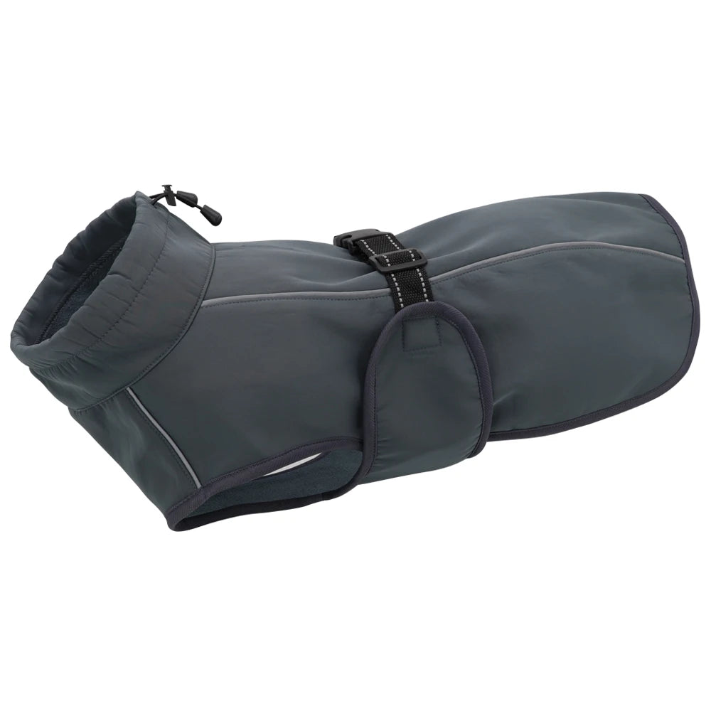 Waterproof raincoat for dogs, including suitability for dog harnesses "Storm Protection+"