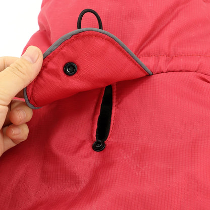 Waterproof raincoat for dogs, including suitability for dog harnesses "Storm Protection+"