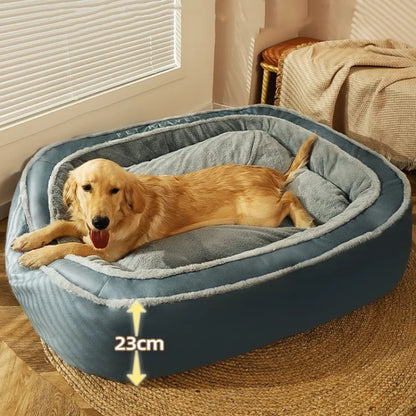 Dog bed with high edge - Comfortable pet bed for dogs in a modern design - premium Line