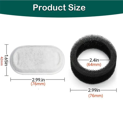 Cat Water Fountain Filters with Activated Carbon 10/20/30pcs