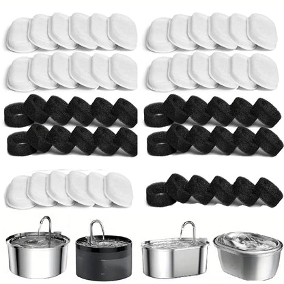 Cat Water Fountain Filters with Activated Carbon 10/20/30pcs
