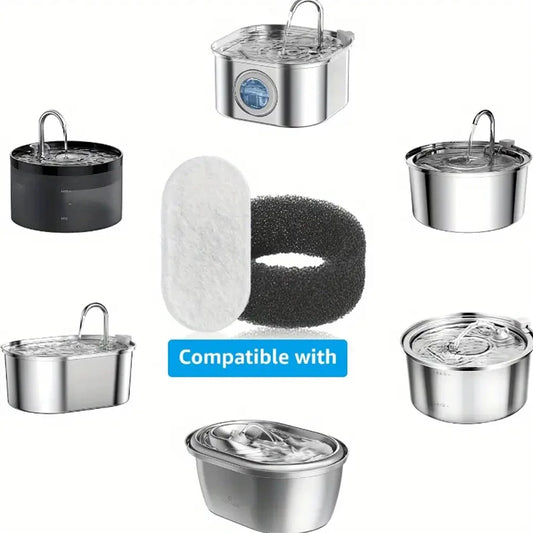 Cat Water Fountain Filters with Activated Carbon 10/20/30pcs