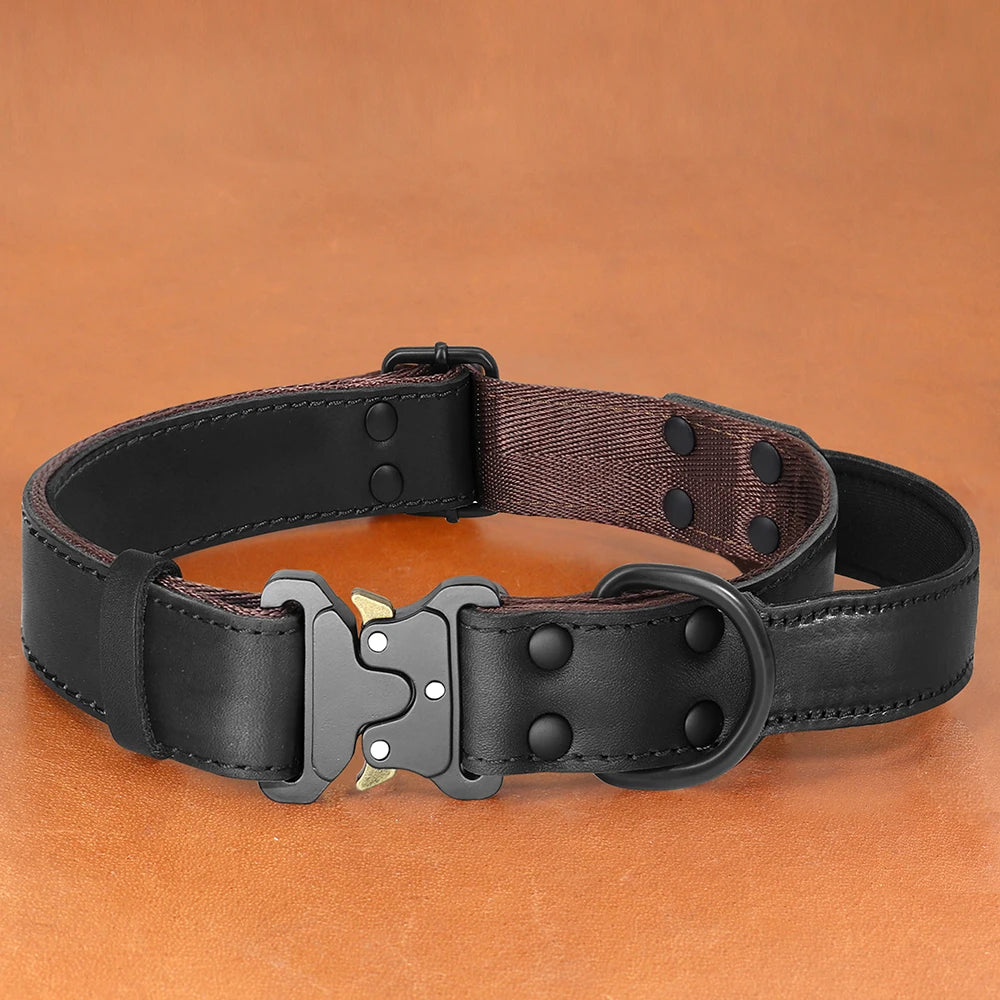 Premium Soft Real Leather Dog Collar