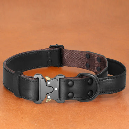 Premium Soft Real Leather Dog Collar