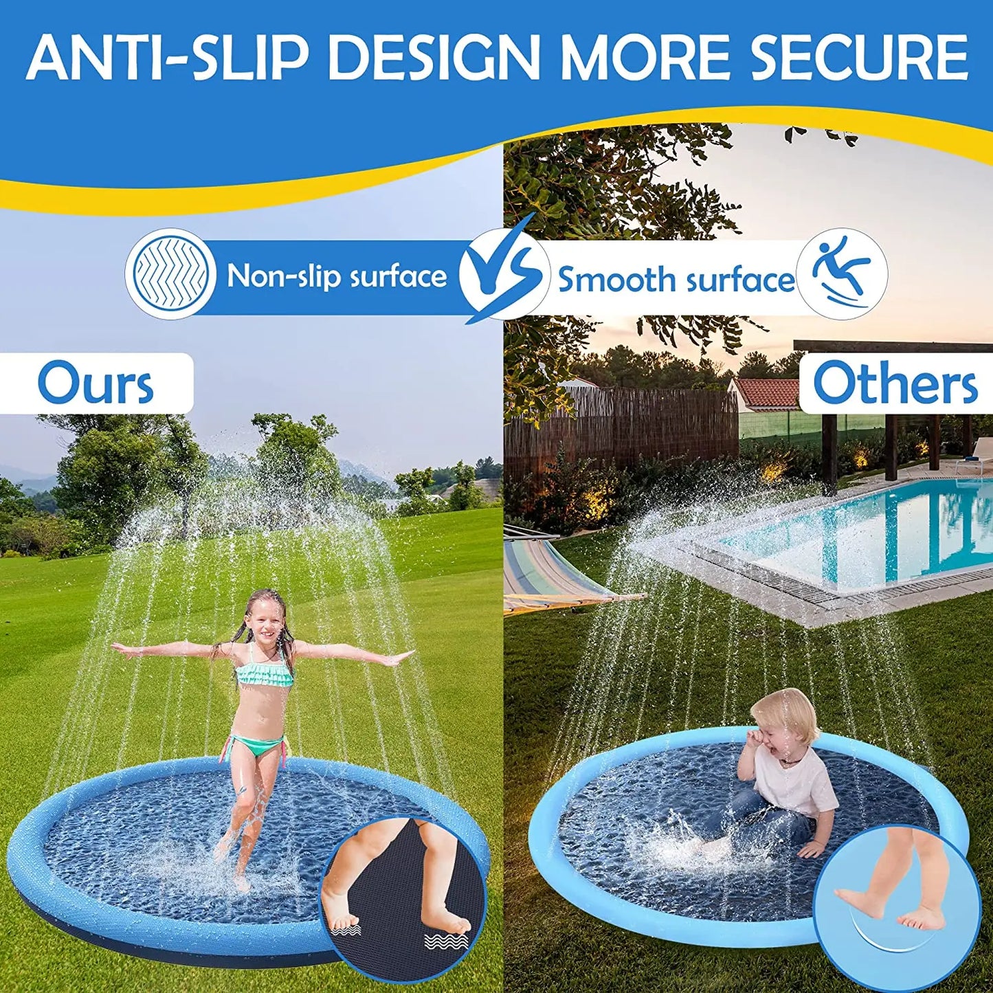 Premium water mat animal pool +