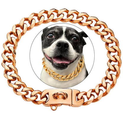 Titanium Steel Dog Necklace "Cuba V2"