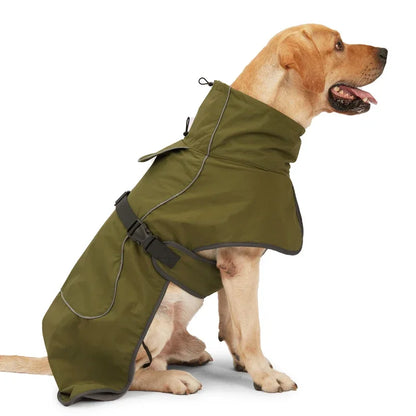 Winter clothing for dogs Windproof vest, with harness or opening for existing harnesses. Small to large dogs