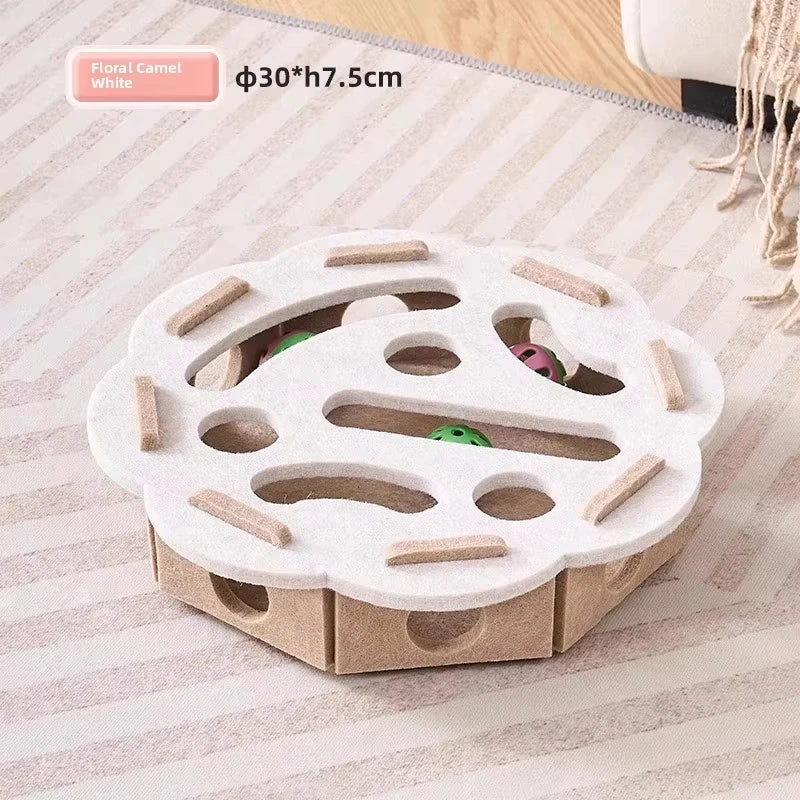 Cat Puzzle Toy ,With Ball