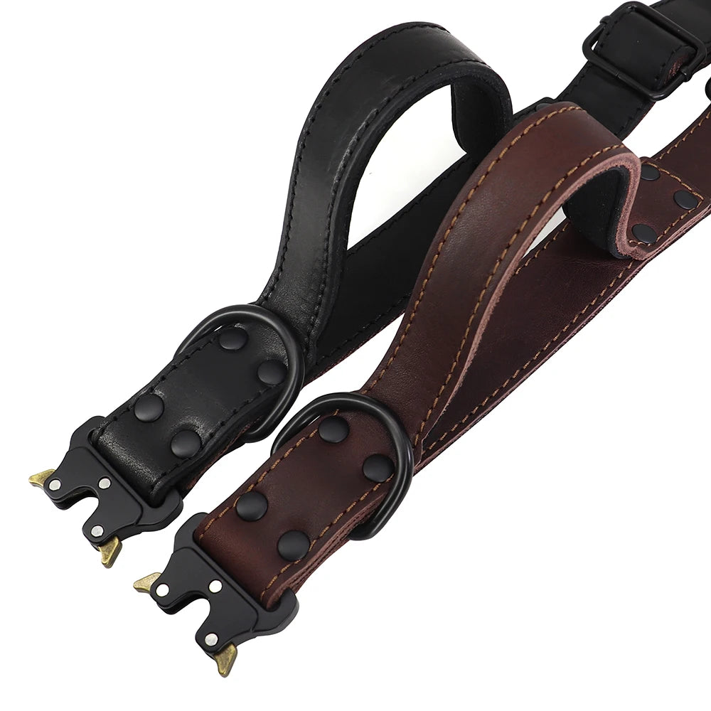 Premium Soft Real Leather Dog Collar