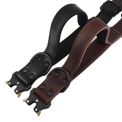 Premium Soft Real Leather Dog Collar
