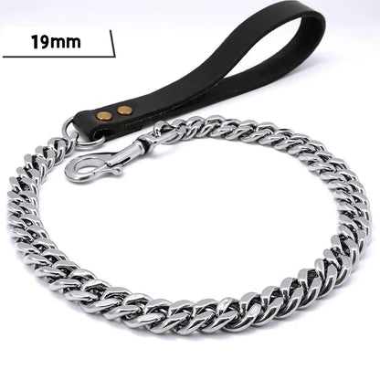 Dog Lead made of Titanium Steel - suitable for 19mm (Cuba V2) or 32mm thick "Toronto"