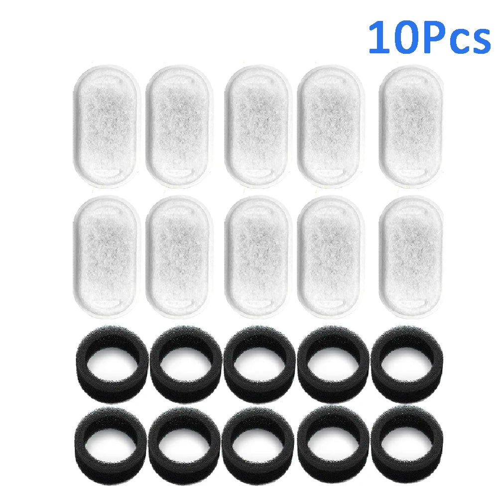 Cat Water Fountain Filters with Activated Carbon 10/20/30pcs