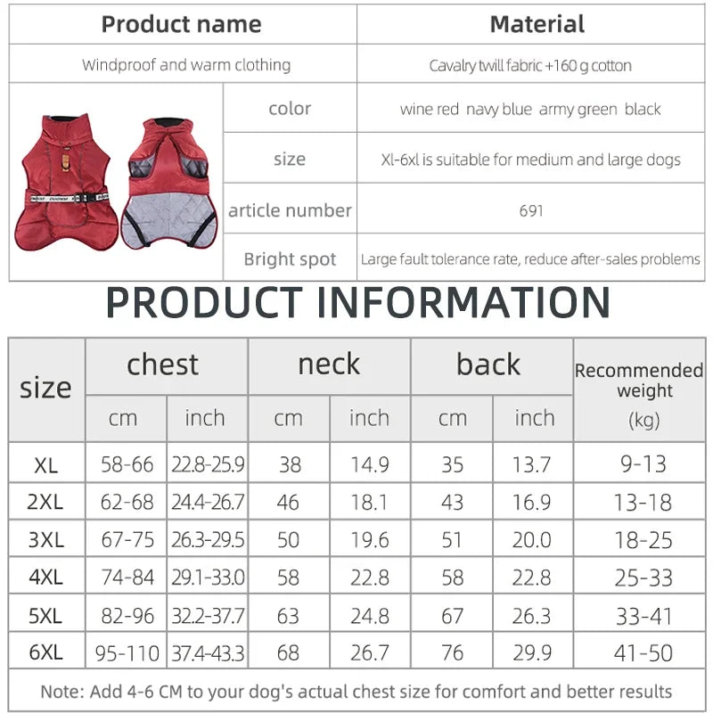 Waterproof raincoat for dogs, "Storm Protector Stage1"