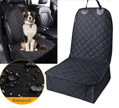 Waterproof front seat protector for dogs