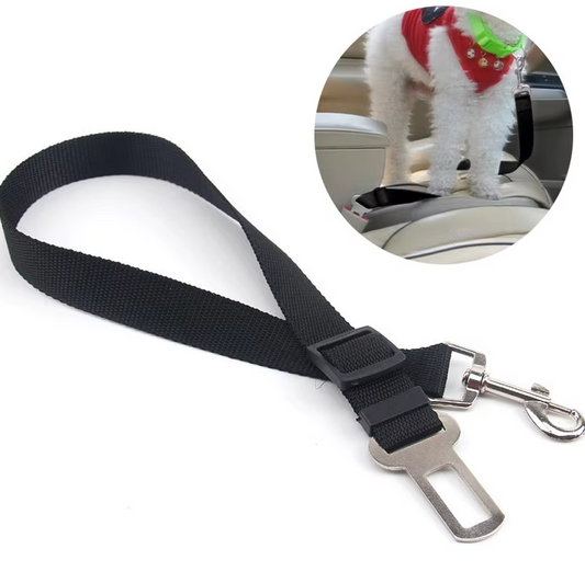 Safety belt leash for dogs in the car – adjustable 70/110 cm