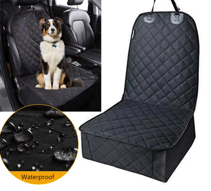 Waterproof front seat protector for dogs