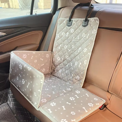 Waterproof Car Seat For Dogs - Non-Slip Protective Mat With Raised Edge