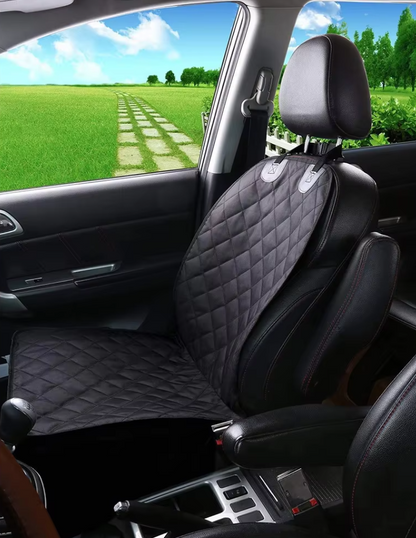 Waterproof front seat protector for dogs