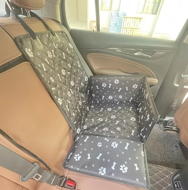 Waterproof Car Seat For Dogs - Non-Slip Protective Mat With Raised Edge