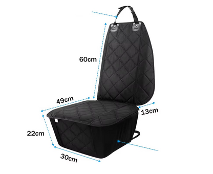 Waterproof front seat protector for dogs