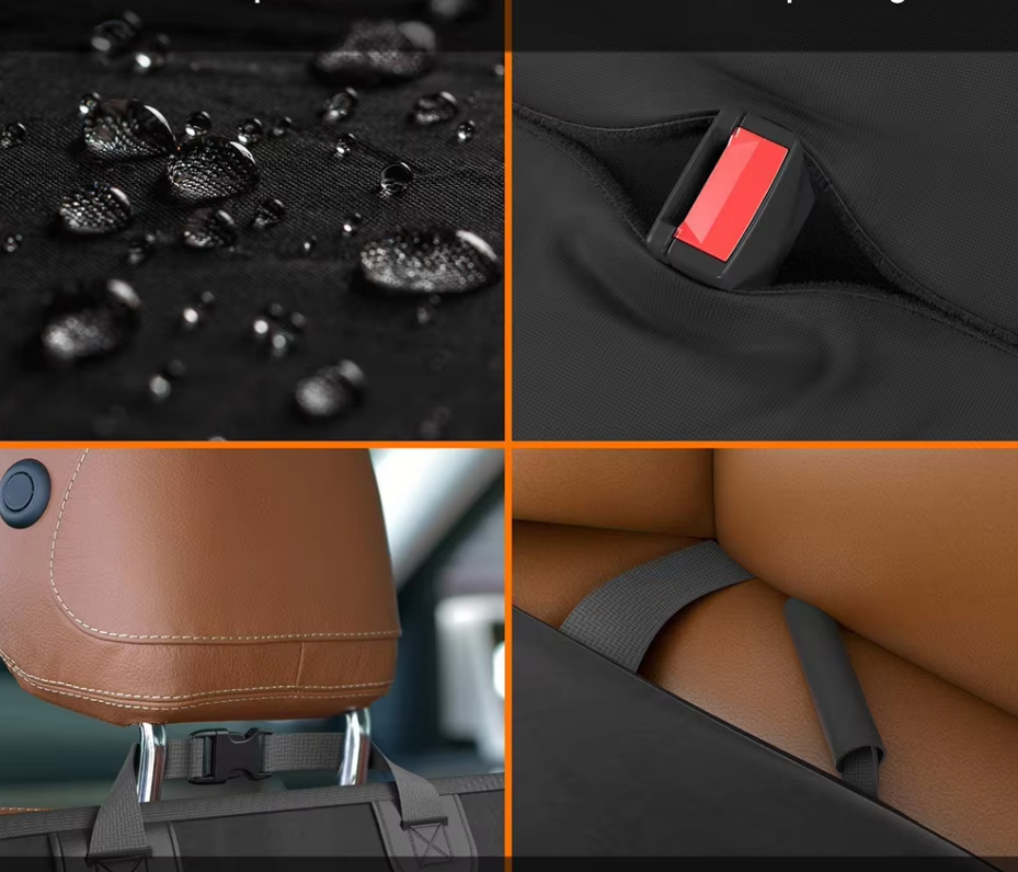 Waterproof front seat protector for dogs