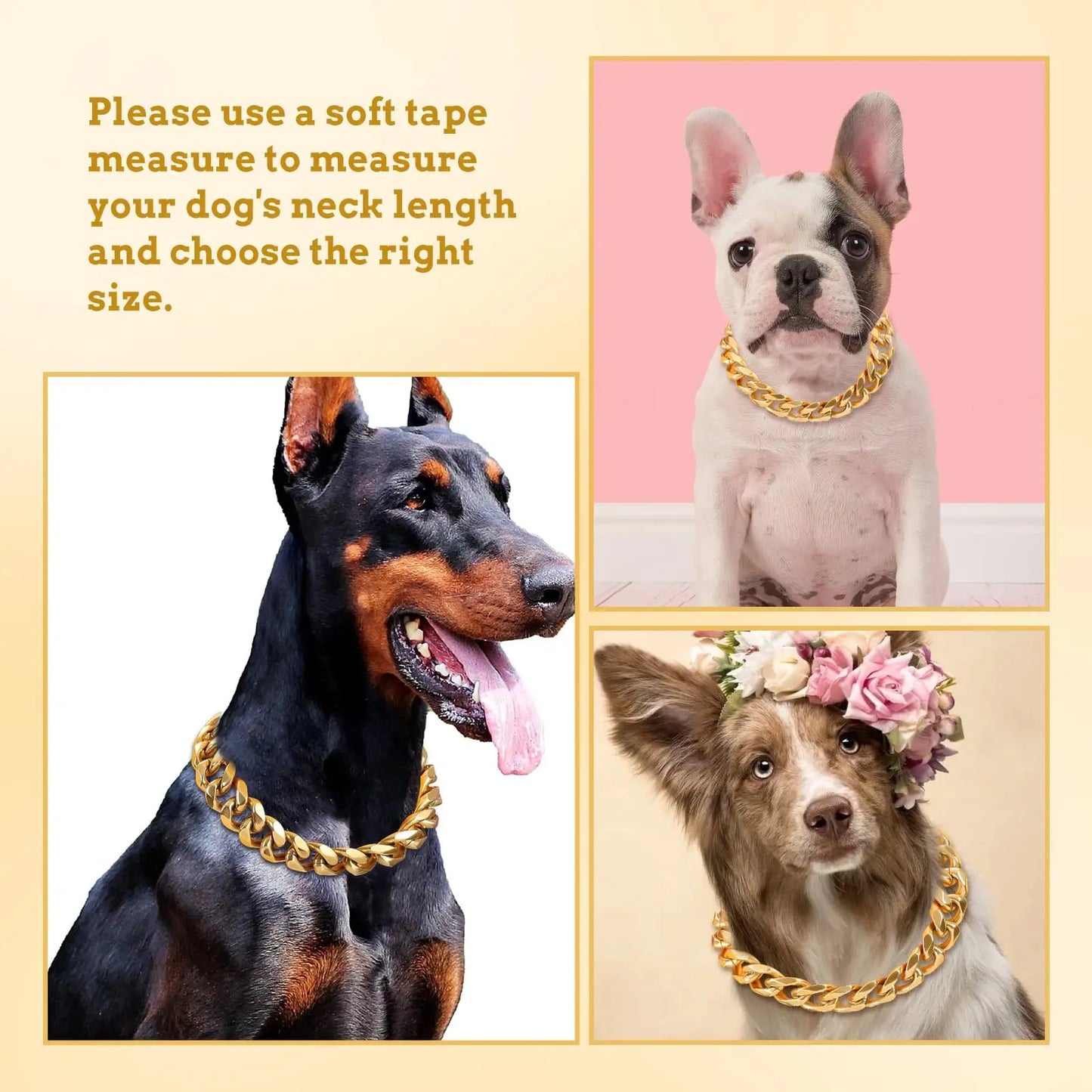 Titanium Steel Dog Necklace "Cuba V2"