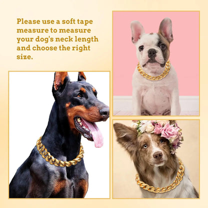Titanium Steel Dog Necklace "Cuba V2"