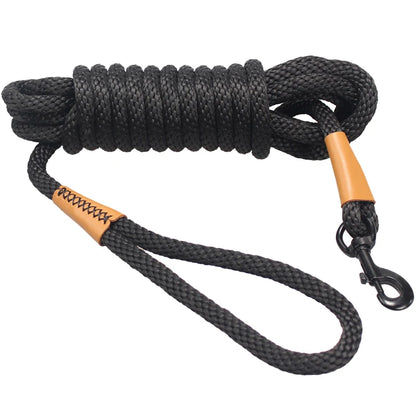 Dog leash made from durable nylon rope for safe handling