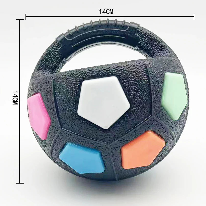 Robust toy ball for relieving stress in dogs