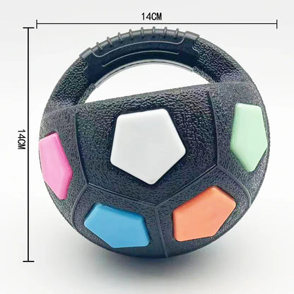 Robust toy ball for relieving stress in dogs