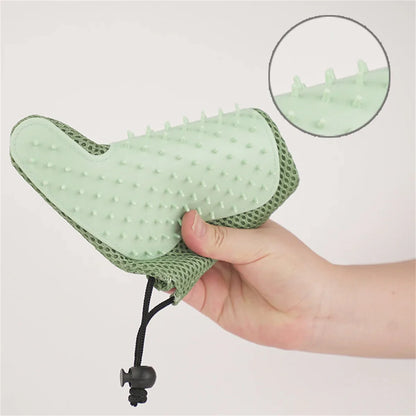 2-in-1 cat glove for grooming