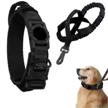 Tactical dog collar, suitable for Apple AirTag tracking device